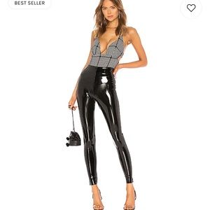 Commando Oil-Slick Black Perfect Control Patent Leather Legging